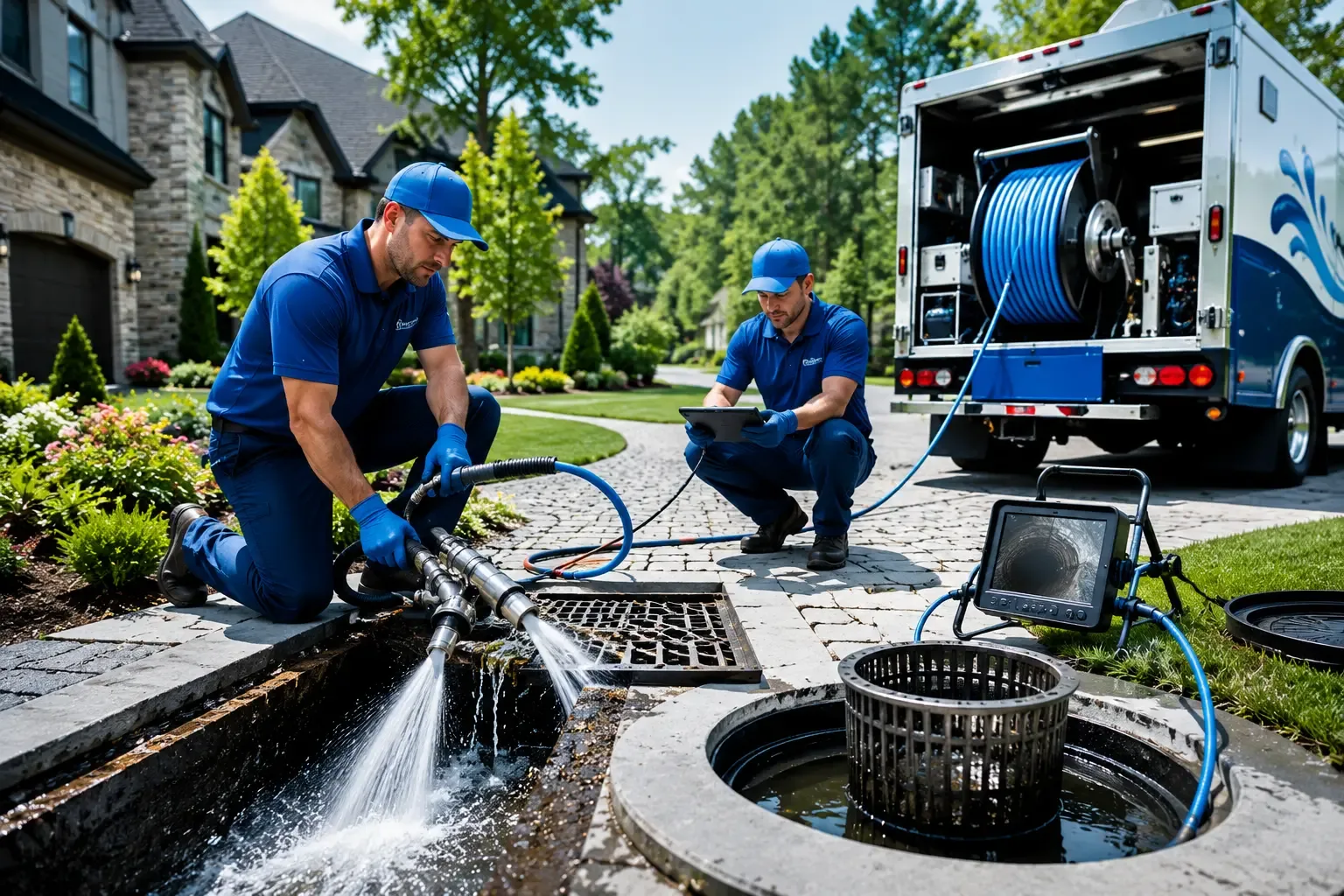 Local outdoor drain cleaning professionals in Fellows, CA