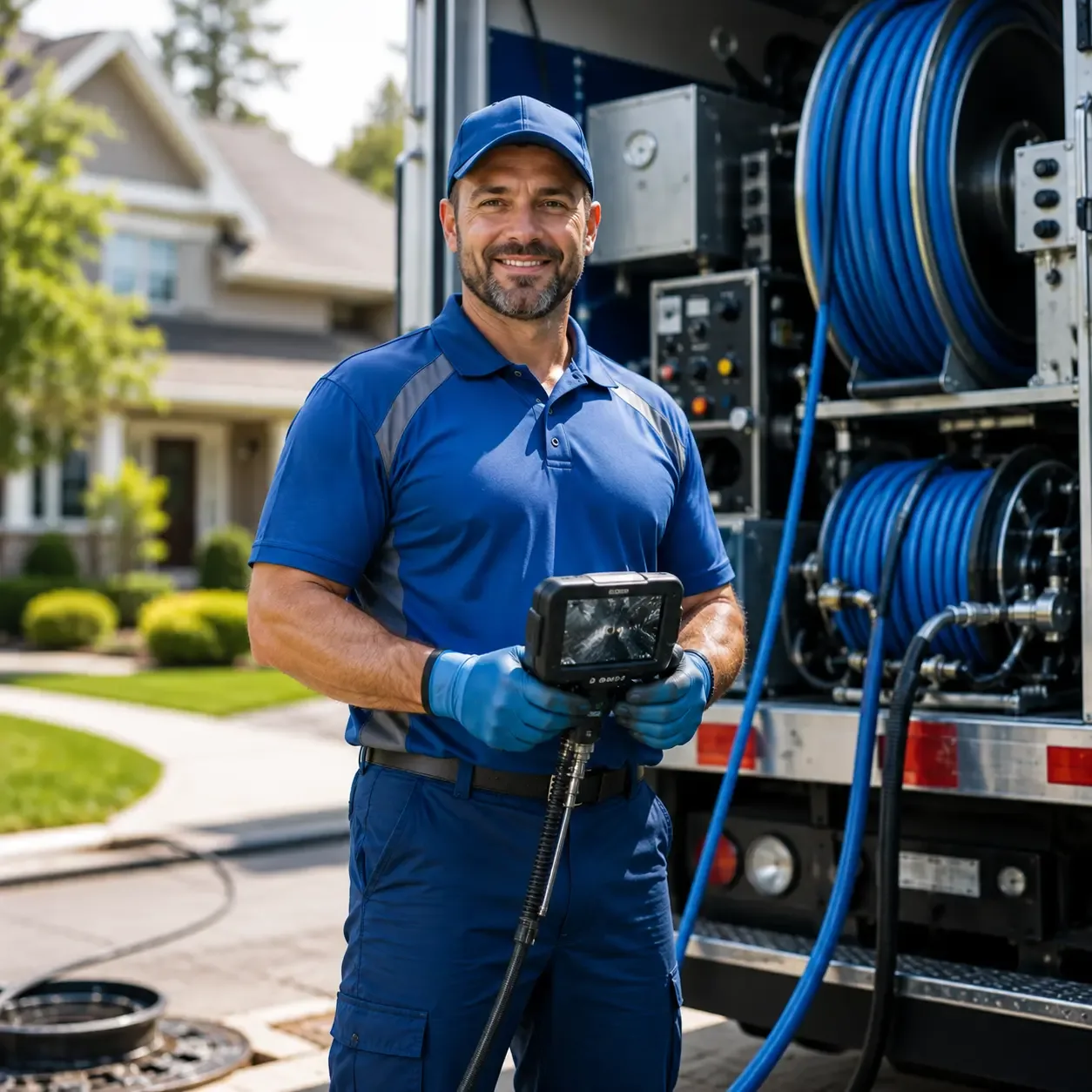 Local outdoor drain cleaning specialists in Fellows, CA